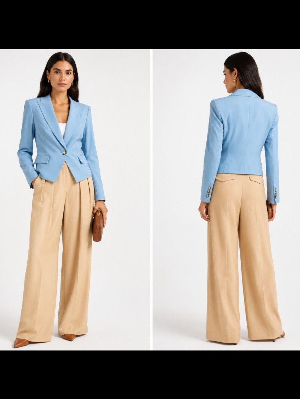 Veronica Beard Hosanna Dickey Wool-Blend Tailored Blazer S12 Modern Old Money